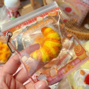 Série de Breloques Hyper-Réalistes Mini Pains et Pâtisseries en PU, Jouets Squishy à Remontée Lente, Cadeau Anti-Stress pour Enfants et Adultes, Jouets en Gros - Product Image 3