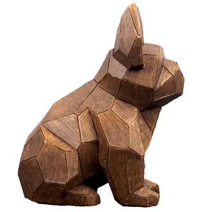 树脂波西米亚狗雕像