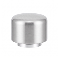 Bouchons de flacons de parfum de luxe - Options en acier inoxydable et laiton usinées par CNC, avec placage chrome miroir profond, durables, OEM