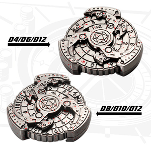 Thiết kế mới độc đáo 7-in-1 DND xúc xắc spinner RỒNG Roulette bánh xe xúc xắc Spinner tất cả trong 1 khẩu súng lục Roulette con xúc xắc bất thường đặt D & D - Product Image 3