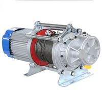 Mini treuil de levage électrique 1ton élingue de câble métallique de capacité de 1000kg nouveau moteur de treuil de Construction monophasé en acier à usage domestique