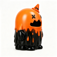 Figurine mystère Orange Trash Character en ABS PVC, jouet d'art personnalisé, 7 cm, non articulée, prévente, décoration de bureau