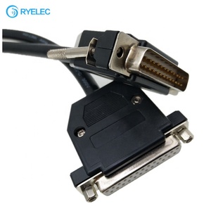 Hot Sale Custom D-Sub 25Pin DB25 Connector Male to DB25 Female Serial Parallel <b>Printer</b> Extension Round Ribble Cable - Product Image 3
