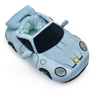 OEM ODM personalizado lindo dibujos animados coche casa zapatilla suave invierno Coche forma zapatilla - Product Image 2