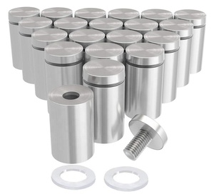 Miếng đệm cho dấu hiệu Acrylic dấu hiệu standoffs lỗ gắn kết thép không gỉ <span class=keywords><strong>plexiglass</strong></span> standoffs - Product Image 1