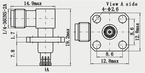 Góc bên phải <span class=keywords><strong>RF</strong></span> adapter <span class=keywords><strong>SMA</strong></span> ổ cắm để mcx cắm loạt kết nối đồng trục cho hiệu quả <span class=keywords><strong>RF</strong></span> kết nối - Product Image 2