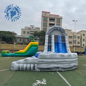 Grand toboggan gonflable en PVC pour parc d'attractions, <span class=keywords><strong>location</strong></span> commerciale, <span class=keywords><strong>piscine</strong></span> pour jardin - Product Image 5