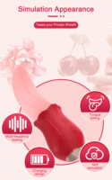 10 Frequenz Zungen lecken Hochwertiger TPE Clitoris Stimulator Zungen tease Mastur bator für Frauen und Männer