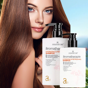 Shampoo pour cheveux à l'argan, marque privée personnalisée, soins capillaires bio, shampooing hydratant à la menthe, vente en gros pour femmes - Product Image 3