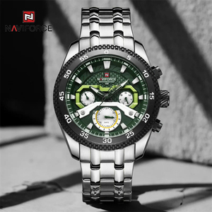 Naviforce NF9222 Vente en gros Nouvelle montre pour homme Dernier modèle Bracelet en acier inoxydable 3 cadrans Chronomètre en stock Design de montre de loisirs - Product Image 1