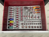 Gabinete/Carrito/Caja de Herramientas de Acero Resistente para Mecánicos con Juego de 322 Piezas para Reparación de Automóviles