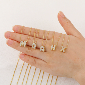 Superventas transfronterizos: colgante de collar con letras inglesas de 26 letras, accesorios de bricolaje con diversas combinaciones - Product Image 3