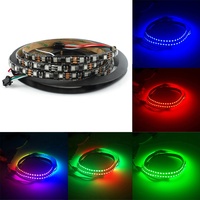 SP104E Bande lumineuse RVB adressable Smart 2811 Ruban flexible 5V 12V 24V Pixel Light RF Contrôleur LED numérique à distance