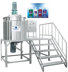 Máquina para hacer champú Tanque de mezcla de jabón líquido Mezclador homogeneizador industrial
