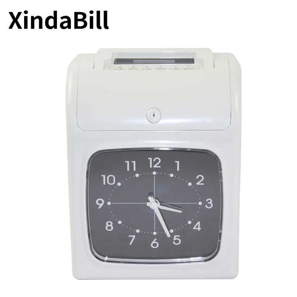 Xindabill ตัวชี้เวลาการ์ด,ตรวจสอบเวลาในการเจาะนาฬิกา Bundy เครื่องเข้างานไบโอเมตริกซ์