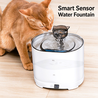 Fontaine à eau automatique portable pour chat avec recharge sans fil, 7L, eau circulante, sans prise requise, induction intelligente, nouveauté