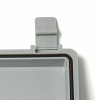 Boîtier étanche en ABS pour extérieur, 150*100*72mm, avec fermeture à clapet, boucle en plastique, indice de protection IP65, certifié CE/ROHS, pour instruments électroniques