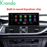 Krando 10.25" Radio GPS Android de haute qualité pour Audi A6 S6 A7 C7 RS7 RS6 S7 2012-2018 Multimédia sans fil Carplay WIFI 4G