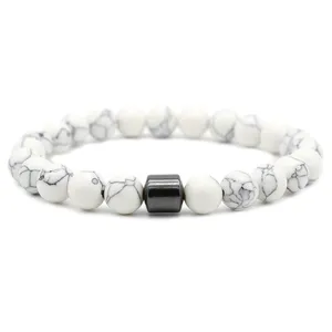HP 8mm Black Stone tiger Eyes <strong>Bead</strong> Stretch <strong>Bracelet</strong> Magneto Magnetism Beaded <strong>Bracelet</strong> <strong>Beads</strong> Wholesale - Product Image 5