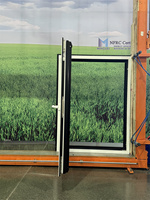 Fenêtres en alliage d'aluminium modernes Minglei pour usage résidentiel avec isolation thermique, certifiées Energy Star, design à ouverture battante
