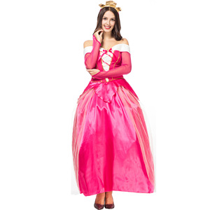 Nuevo Vestido de Princesa Aurora de la Bella Durmiente, Disfraz de Cosplay de Cuento de Hadas para Halloween - Product Image 6