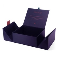 Offre Spéciale Boîte Cadeau de Luxe Personnalisée Magnétique à Double Porte Latérale Deux Pièces avec Logo pour Lunettes de Soleil et Clés de Boutique