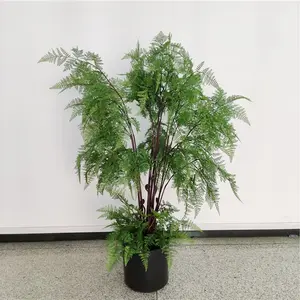 Newest Decorative Artificial Green Fern Plant Plant Artificial New Fern Tree Plant Home Decoration