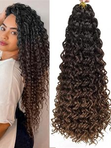 Extensiones de Cabello Humano con Ondas de Agua y Pluma, Sin Enredos, Sin Daños, Fácil Instalación, Reutilizables para Mujeres Negras - Product Image 1