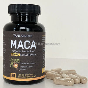 Oem maca שחור כמוסות שיפור הליבידו הגברי עבור אנרגיה סיבולת להגביר אבקת מאקה טבעית 60 כדורים - Product Image 4