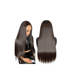 13x4 for Lace Glueless Natural <b>Black</b> Long indian Hair Light Brown Lace <b>Wig</b> - Product Image 2