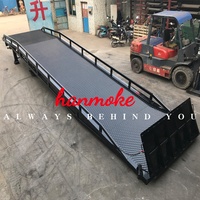 12 tonnes hydraulique rampes de déchargement de camion et rampe de chargement de rampe de chargement mobile