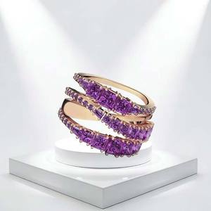 <span class=keywords><strong>แหวน</strong></span><span class=keywords><strong>คู่</strong></span>เซอร์คอนสวารอคใหม่ปี 2025 เหมาะสำหรับธีมสีรุ้ง แต่งตัวประจำวัน งานปาร์ตี้ งานเลี้ยงต่างๆ - Product Image 3