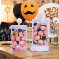 Bonbons gélifiés aux fruits 4D certifiés Halal, en forme de gros œil, fabriqués en Chine, emballage personnalisé en bouteilles