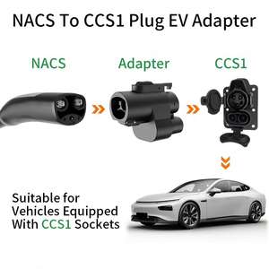 Adaptateur de charge EV NACS vers CCS1 pour Tesla Model 3 Y S <span class=keywords><strong>Ford</strong></span> Mustang <span class=keywords><strong>Mach</strong></span> E GM EVs sur Supercharger Tesla IP65 Extérieur Portable AC - Product Image 1