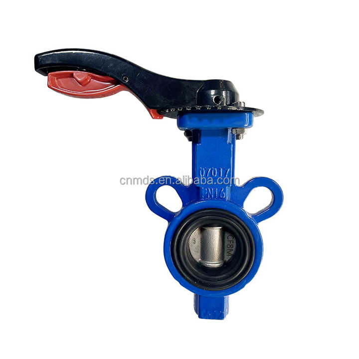 Ductile Iron Wafer Type Butterfly Valve with Aluminum Handle
