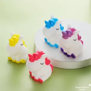 Custom Logo Wholesale High-Realistic Horse Thumb <b>Doll</b> Plastic Squeeze Sound Toy for Children <b>Bath</b> - Product Image 1