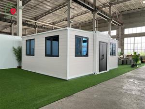 Environmentally Friendly Modular Waterproof Prefabricated Sandwich Panel Modern Double Wing Expandable Container House - Product Image 2