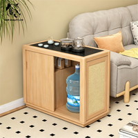 Table basse en bois et marbre, design moderne, éco-responsable, fabrication chinoise, prix bas, petite quantité minimale de commande, personnalisable.