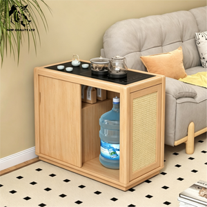 Table basse en bois et marbre, design moderne, éco-responsable, fabrication chinoise, prix bas, petite quantité minimale de commande, personnalisable. - Product Image 3