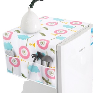 Funda para refrigerador con bolsillos, bolsa de almacenamiento de tela a prueba de polvo para uso doméstico - Product Image 5