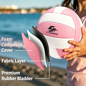 Nuevo Balón de Voleibol Oficial Tamaño 5, Ligero y Suave para Principiantes, Cubierta de Espuma EVA Compuesta, Balón de Entrenamiento Suave para las Piernas - Product Image 6