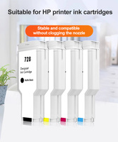 Cartucho de Tinta de Inyección de Tinta Compatible Premium PFI-728 PFI 728 HP728 para Impresora HP DesignJet T730 T830