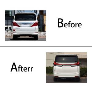 ชุดแต่งตัวถังรถยนต์คุณภาพสูงสำหรับ Toyota Alphard <span class=keywords><strong>Vellfire</strong></span> ปี 2008 2009 2010 2011 2012 2013 2014 อัพเกรดเป็น Lexus LM ด้านหน้าและด้านหลัง แบบ 1:1 - Product Image 3