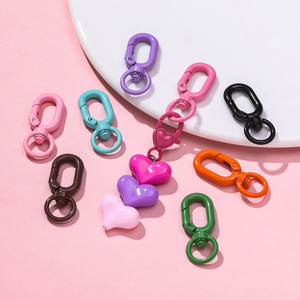 Ganchos de Resorte en Forma de U de Aleación Colorida para Bolsos, Llaveros y Accesorios DIY - Product Image 1
