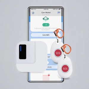 ปุ่ม SOS แบบพกพา <span class=keywords><strong>Daytech</strong></span> ABS WiFi พร้อมแอป Tuya สำหรับผู้ดูแลผู้สูงอายุ ระยะ 100 ม. รุ่น TY01-BT003 - Product Image 3