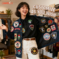 Religion Croix Symboles Rude Offensive Vilain Véhicule Transport Zombies Aliens Fantaisie Broderie Tissu Patch Applique