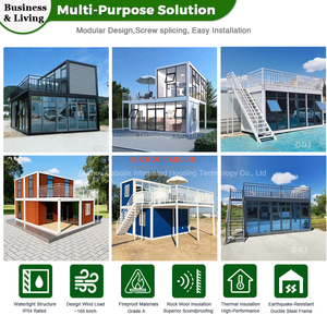 Casa Container Prefabbricata Moderna con Struttura in Acciaio, Spazio Abitativo Modulare Espandibile, Casa Mobile - Product Image 4