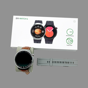 สมาร์ทวอทช์รุ่นใหม่ล่าสุด 2in1 หน้าปัดกลมสำหรับผู้ชาย พร้อมที่ชาร์จไร้สาย ฟิตเนส แฟชั่น Reloj D11--Watch4 เหมาะสำหรับเล่นกีฬา - Product Image 2