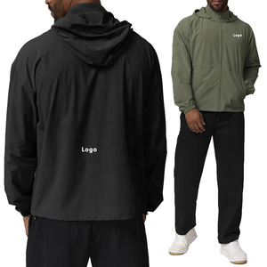 Chaqueta Deportiva para Hombre, Otoño, Ecológica, con Cremallera Completa, para Correr, Antiarrugas, Protector Solar, Impermeable, para Senderismo, Viajes, Golf - Product Image 1