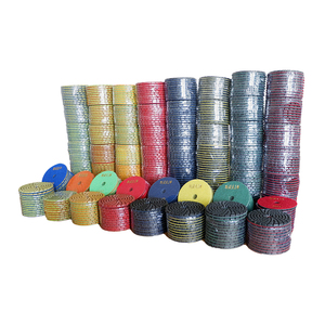 Đế đánh bóng ướt bằng nhựa kim cương, mặt sau có móc và vòng, độ nhám thô 50-3000, dùng cho sàn bê tông, đá cẩm thạch, đá granite - Product Image 6